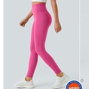 HALARA Pink High-Waisted Leggings